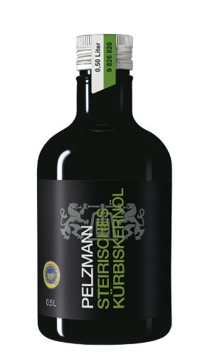 Picture of Pelzmann Steirisches Kürbiskernöl: Styrian Pumpkin Seed Oil 500ml