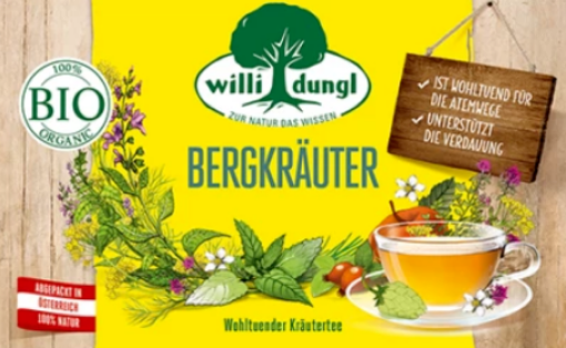 Picture of Willi Dungl Bio Herbal Tea - Bergkräuter Mountain Tea