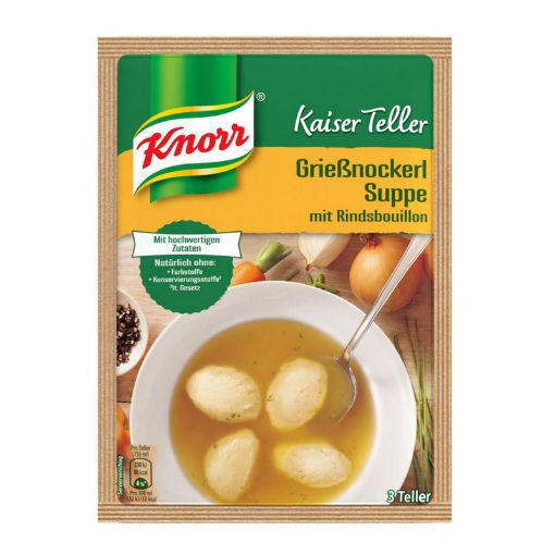Knorr Kaiserteller Grießnockerlsuppee UK
