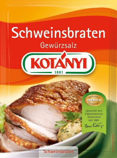 Kotanyi Schweinsbraten Gewürzsalz – Austrian Roast Pork seasoning & salt mix