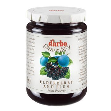 Show details for D'Arbo Elderberry & Plum Jam 450g Picture of D'Arbo Elderberry & Plum Jam 450g