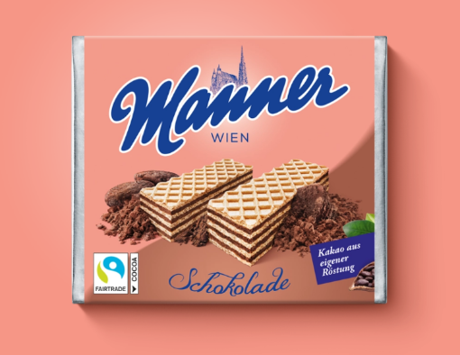 Picture of Manner Schnitten Chocolate Wafers - pack of 12 BB 20.07