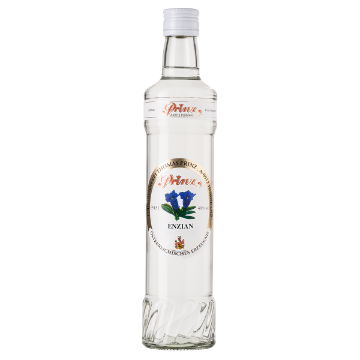 Prinz Enzian Schnapps Schnaps - UK STOCK Picture of Prinz Enzian 40% Schnaps - Yellow Gentian Schnapps 0.5L