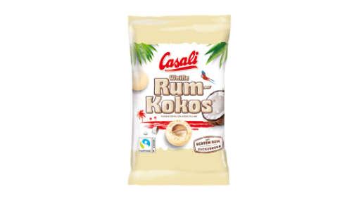 Picture of Casali Rum Kokos Kugeln - rum and coconut WHITE chocolate balls