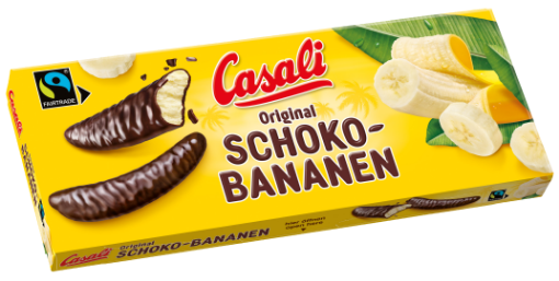 Picture of Casali Schoko-Bananen 24 Stück - Chocolate Banana - 24 pieces (300g)