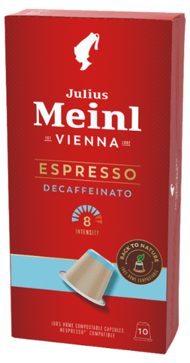 Picture of Julius Meinl Espresso Decaf Biodegradable Capsules *BEST BEFORE JAN 2026*